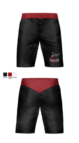 Fight Shorts, East Rutherford Cavaliers, Wrestling, Teamtime, Team time, sublimation, custom sports apparel, team uniforms, spirit wear, spiritwear, sports uniforms, custom shirts, team store, custom team store, fundraiser sports, apparel fundraiser
