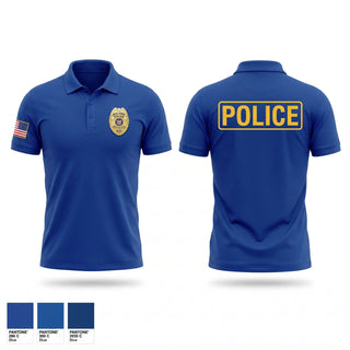 Short Sleeve Performance Polo, Malone Police Department, Police, Teamtime, Team time, sublimation, custom sports apparel, team uniforms, spirit wear, spiritwear, sports uniforms, custom shirts, team store, custom team store, fundraiser sports, apparel fundraiser
