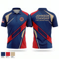 Johnson township fire department Short Sleeve Performance Polo - 1