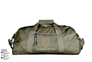 Duffle Bag, 1st Infantry Division, , Teamtime, Team time, sublimation, custom sports apparel, team uniforms, spirit wear, spiritwear, sports uniforms, custom shirts, team store, custom team store, fundraiser sports, apparel fundraiser