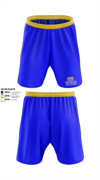 Athletic Shorts With Pockets, General Brown, Cheer, Teamtime, Team time, sublimation, custom sports apparel, team uniforms, spirit wear, spiritwear, sports uniforms, custom shirts, team store, custom team store, fundraiser sports, apparel fundraiser