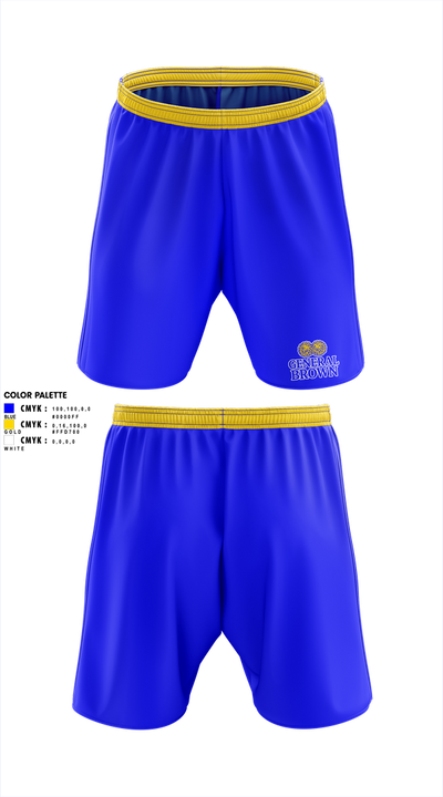 General Brown 29442717 Athletic Shorts With Pockets - 1
