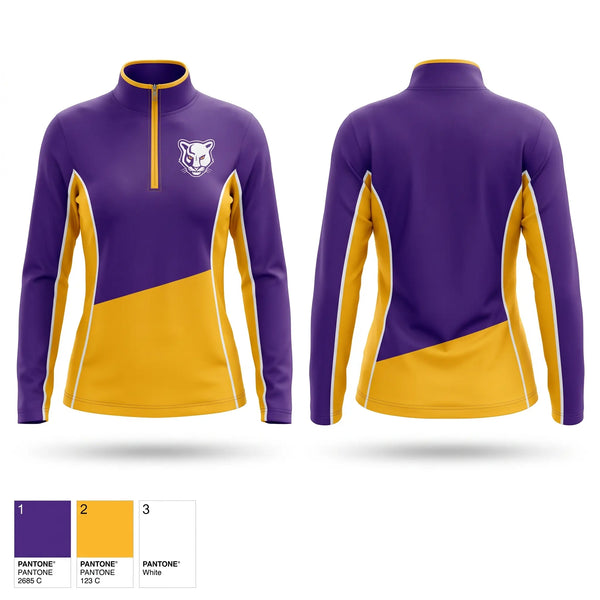 Quarter Zip Jacket, Lake County Panthers, Women's Volleyball, Teamtime, Team time, sublimation, custom sports apparel, team uniforms, spirit wear, spiritwear, sports uniforms, custom shirts, team store, custom team store, fundraiser sports, apparel fundraiser