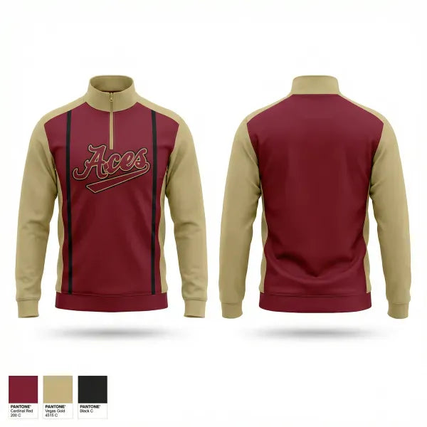 Quarter Zip Jacket, Aces Baseball Group, Baseball, Teamtime, Team time, sublimation, custom sports apparel, team uniforms, spirit wear, spiritwear, sports uniforms, custom shirts, team store, custom team store, fundraiser sports, apparel fundraiser