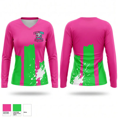 Hi’Yield’Hers 10u Women's Long Sleeve V-neck Shirt - 1