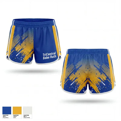 Tri-Central Babe Ruth 11677374 Women's Shorts - 1