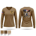 Trial Judiciary Women's Long Sleeve V-neck Shirt - 1