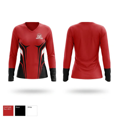 Bell Gardens FC Women's Long Sleeve V-neck Shirt - 1