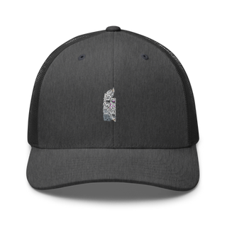 Burgundy Blazers Retro Trucker Hat | Yupoong 6606
