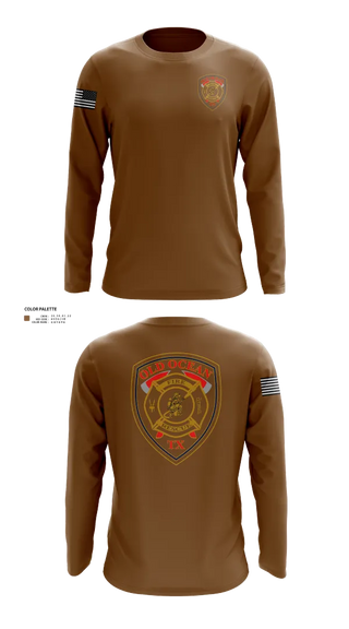 Long Sleeve Performance Shirt, Old Ocean Fire Department, Fire Department, Teamtime, Team time, sublimation, custom sports apparel, team uniforms, spirit wear, spiritwear, sports uniforms, custom shirts, team store, custom team store, fundraiser sports, apparel fundraiser