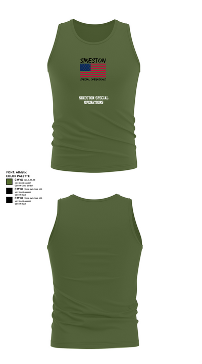 Sikeston Special operations 6321266 Tank Top - 56