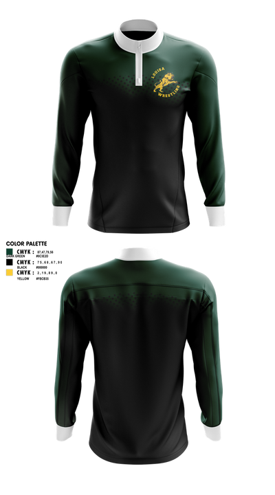 Louisa Wrestling 92315724 Quarter Zip Jacket - 2