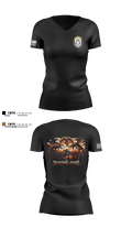 USS CAPE ST. GEORGE 53207398 Women's Short Sleeve V-neck Shirt - 1