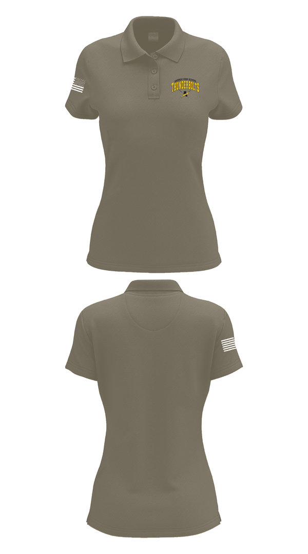 Womens Short Sleeve Performance Polo, Andrew Thunderbolts Golf, Golf, Teamtime, Team time, sublimation, custom sports apparel, team uniforms, spirit wear, spiritwear, sports uniforms, custom shirts, team store, custom team store, fundraiser sports, apparel fundraiser