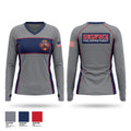Belvior Volunteer Fire Department Women's Long Sleeve V-neck Shirt - 1