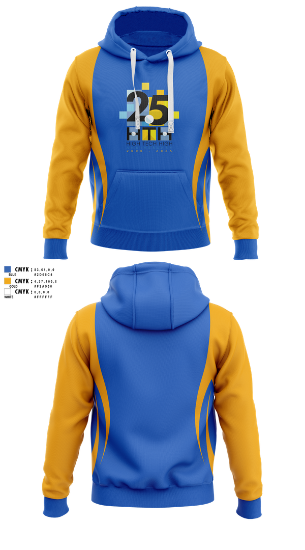 Hoodie, High Tech High - Chula Vista Tennis, Tennis, Teamtime, Team time, sublimation, custom sports apparel, team uniforms, spirit wear, spiritwear, sports uniforms, custom shirts, team store, custom team store, fundraiser sports, apparel fundraiser