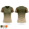 Backs Women's Short Sleeve V-neck Shirt - 1