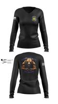 Troop A Crime Wreckers Women's Long Sleeve V-neck Shirt - 2 (1)