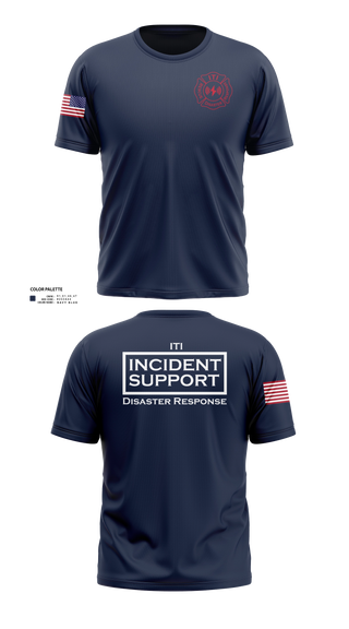 Old School Cotton Feel Shirt, ITI Disaster Rescue and Response, EMS/EMT, Teamtime, Team time, sublimation, custom sports apparel, team uniforms, spirit wear, spiritwear, sports uniforms, custom shirts, team store, custom team store, fundraiser sports, apparel fundraiser