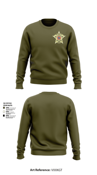 Crew Neck Sweatshirt, Glasscock County Sheriff’s Office, Police, Teamtime, Team time, sublimation, custom sports apparel, team uniforms, spirit wear, spiritwear, sports uniforms, custom shirts, team store, custom team store, fundraiser sports, apparel fundraiser