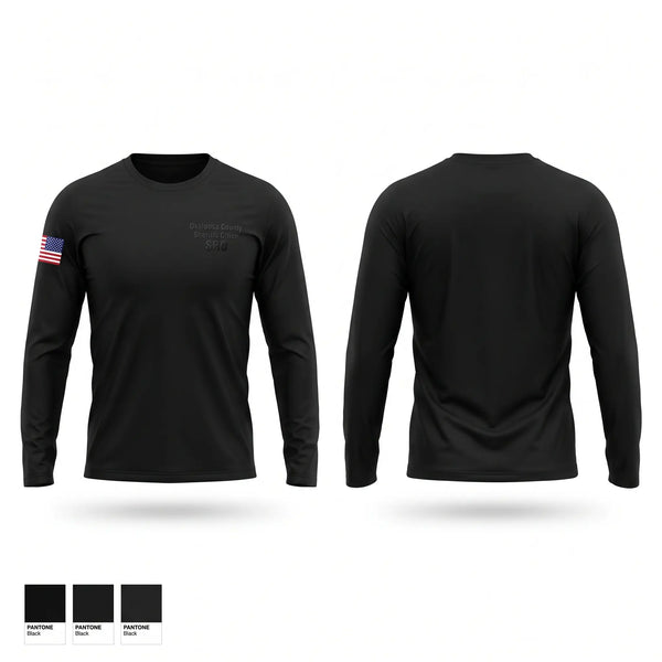 Long Sleeve Performance Shirt, Okaloosa County Sheriff’s Office SRO, Police, Teamtime, Team time, sublimation, custom sports apparel, team uniforms, spirit wear, spiritwear, sports uniforms, custom shirts, team store, custom team store, fundraiser sports, apparel fundraiser