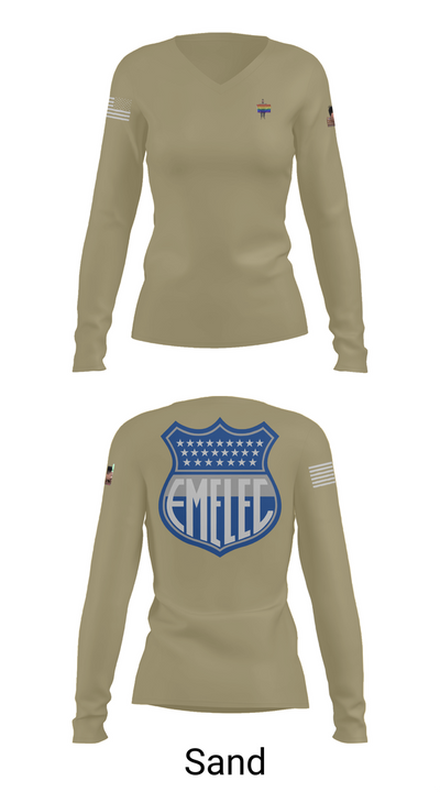 50th chem 734021 Women's Long Sleeve V-neck Shirt - 97