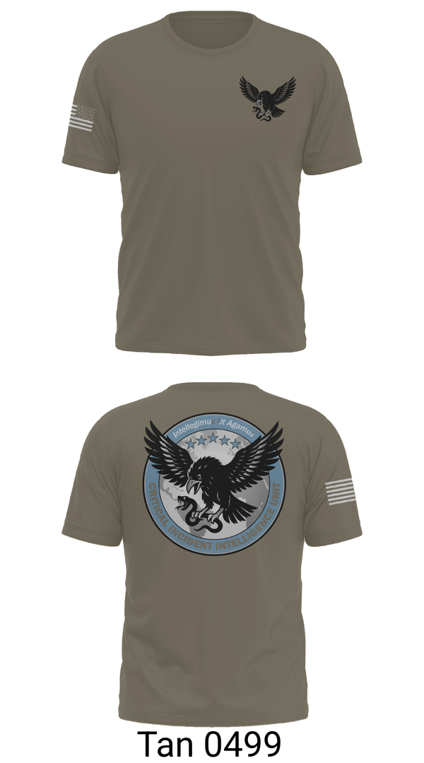 Old School Cotton Feel Shirt, Critical Incident Intelligence Unit, , Teamtime, Team time, sublimation, custom sports apparel, team uniforms, spirit wear, spiritwear, sports uniforms, custom shirts, team store, custom team store, fundraiser sports, apparel fundraiser