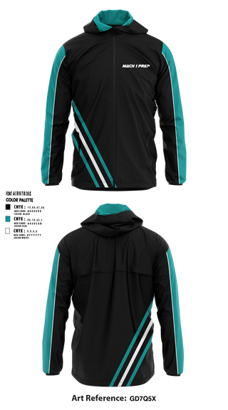 Windbreaker, Mach 1 Prep, Track & Field, Teamtime, Team time, sublimation, custom sports apparel, team uniforms, spirit wear, spiritwear, sports uniforms, custom shirts, team store, custom team store, fundraiser sports, apparel fundraiser