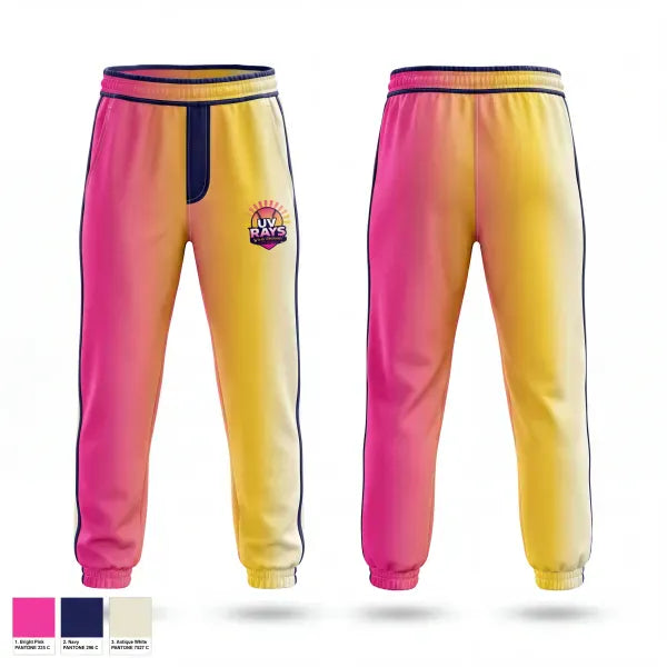 Sweatpants, UV Rays, Softball, Teamtime, Team time, sublimation, custom sports apparel, team uniforms, spirit wear, spiritwear, sports uniforms, custom shirts, team store, custom team store, fundraiser sports, apparel fundraiser
