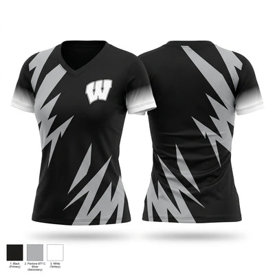 Westside Renegades Women's Short Sleeve V-neck Shirt - 1