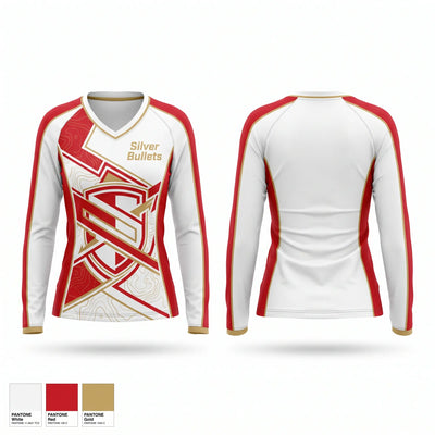 Silver Bullets Women's Long Sleeve V-neck Shirt - 1