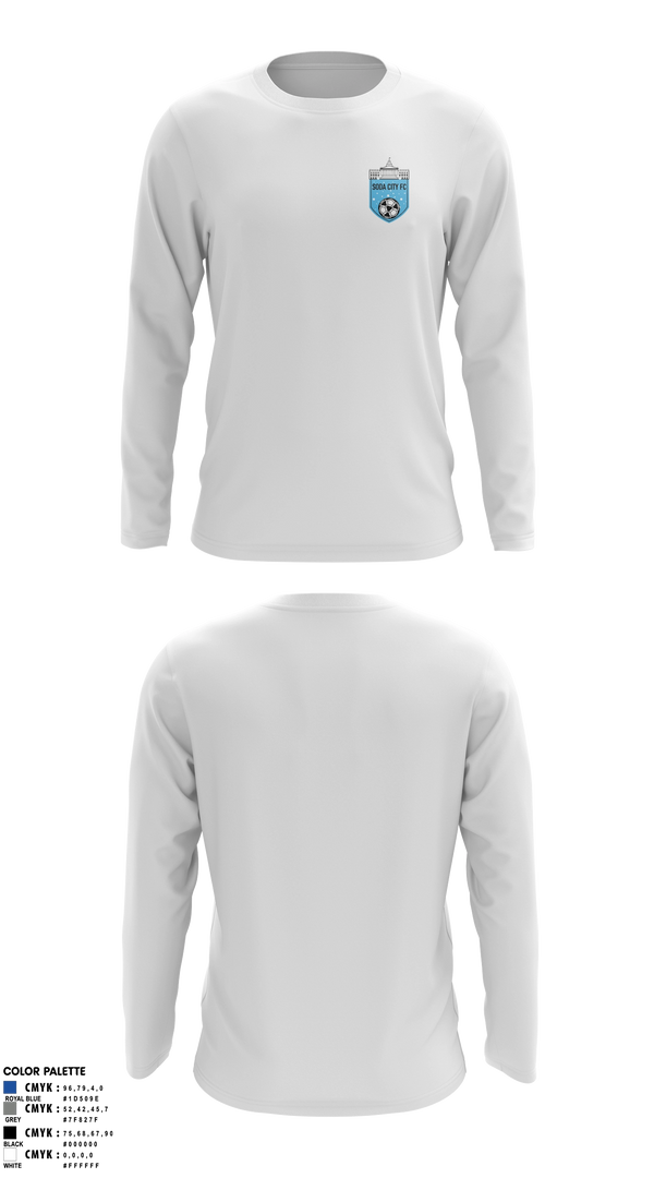 Long Sleeve Performance Shirt, Soda City FC, Men's Soccer, Teamtime, Team time, sublimation, custom sports apparel, team uniforms, spirit wear, spiritwear, sports uniforms, custom shirts, team store, custom team store, fundraiser sports, apparel fundraiser