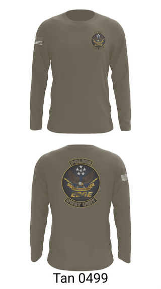 Long Sleeve Performance Shirt, EDGE SWAT, Police, Teamtime, Team time, sublimation, custom sports apparel, team uniforms, spirit wear, spiritwear, sports uniforms, custom shirts, team store, custom team store, fundraiser sports, apparel fundraiser