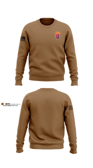 Crew Neck Sweatshirt, 2/54th SFAB, Army, Teamtime, Team time, sublimation, custom sports apparel, team uniforms, spirit wear, spiritwear, sports uniforms, custom shirts, team store, custom team store, fundraiser sports, apparel fundraiser
