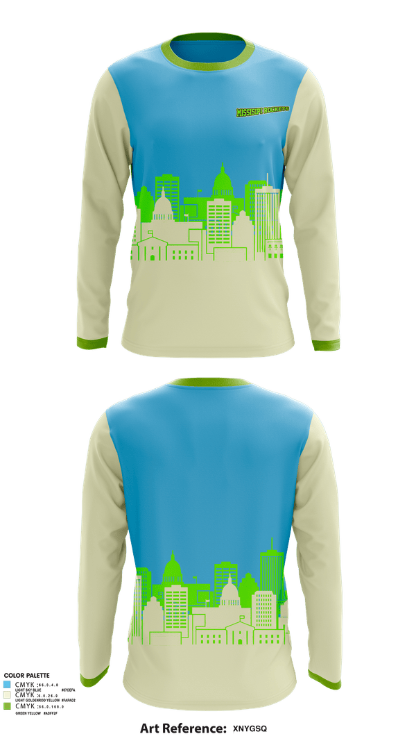 Long Sleeve Performance Shirt, Mississippi rockets, Men's Basketball, Teamtime, Team time, sublimation, custom sports apparel, team uniforms, spirit wear, spiritwear, sports uniforms, custom shirts, team store, custom team store, fundraiser sports, apparel fundraiser