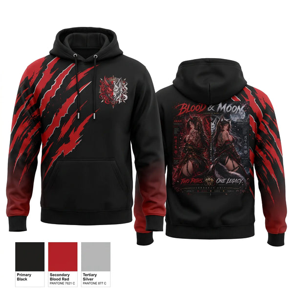 Hoodie, Cu blood&moon, E-Sports, Teamtime, Team time, sublimation, custom sports apparel, team uniforms, spirit wear, spiritwear, sports uniforms, custom shirts, team store, custom team store, fundraiser sports, apparel fundraiser