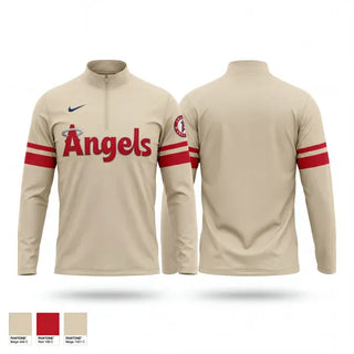 Quarter Zip Jacket, Angels, Baseball, Teamtime, Team time, sublimation, custom sports apparel, team uniforms, spirit wear, spiritwear, sports uniforms, custom shirts, team store, custom team store, fundraiser sports, apparel fundraiser