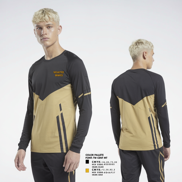 Long Sleeve Performance Shirt, Socastee Braves, Track & Field, Teamtime, Team time, sublimation, custom sports apparel, team uniforms, spirit wear, spiritwear, sports uniforms, custom shirts, team store, custom team store, fundraiser sports, apparel fundraiser