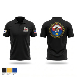 Short Sleeve Performance Polo, Special Operations Command Korea (SOCKOR), Army, Teamtime, Team time, sublimation, custom sports apparel, team uniforms, spirit wear, spiritwear, sports uniforms, custom shirts, team store, custom team store, fundraiser sports, apparel fundraiser