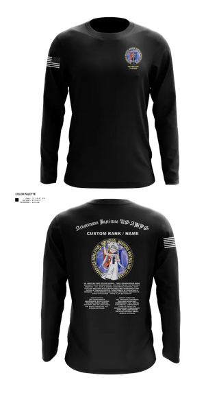 Long Sleeve Performance Shirt, Fort Leonard Wood Basic Military Police Schoolhouse Instructors & Faculty, , Teamtime, Team time, sublimation, custom sports apparel, team uniforms, spirit wear, spiritwear, sports uniforms, custom shirts, team store, custom team store, fundraiser sports, apparel fundraiser
