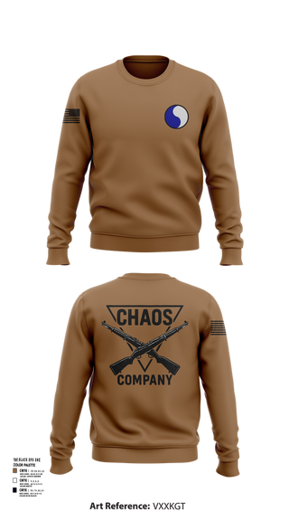 Crew Neck Sweatshirt, C-Co 1/116 29th IN BDE, , Teamtime, Team time, sublimation, custom sports apparel, team uniforms, spirit wear, spiritwear, sports uniforms, custom shirts, team store, custom team store, fundraiser sports, apparel fundraiser
