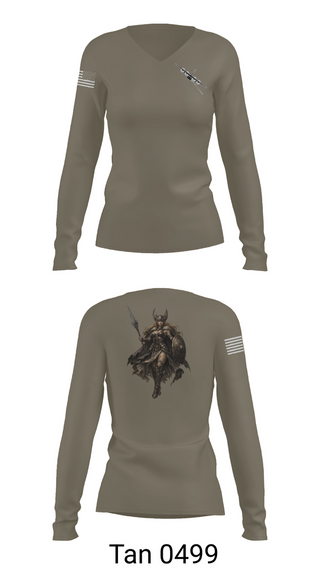 Womens Long Sleeve Vneck Shirt, 18-5891, Air Force, Teamtime, Team time, sublimation, custom sports apparel, team uniforms, spirit wear, spiritwear, sports uniforms, custom shirts, team store, custom team store, fundraiser sports, apparel fundraiser