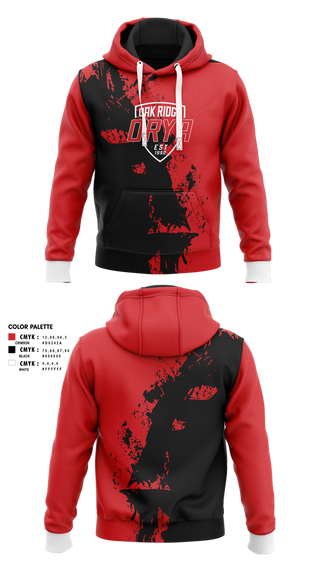 Hoodie, Oak Ridge Youth Association, Softball, Teamtime, Team time, sublimation, custom sports apparel, team uniforms, spirit wear, spiritwear, sports uniforms, custom shirts, team store, custom team store, fundraiser sports, apparel fundraiser