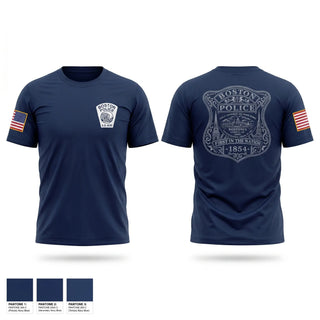 Old School Cotton Feel Shirt, Boston Police, Police, Teamtime, Team time, sublimation, custom sports apparel, team uniforms, spirit wear, spiritwear, sports uniforms, custom shirts, team store, custom team store, fundraiser sports, apparel fundraiser