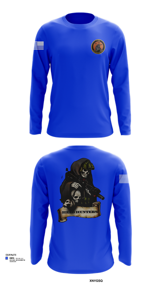 Long Sleeve Performance Shirt, HHC 2-135th AVN REG, , Teamtime, Team time, sublimation, custom sports apparel, team uniforms, spirit wear, spiritwear, sports uniforms, custom shirts, team store, custom team store, fundraiser sports, apparel fundraiser