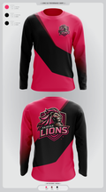 Fairfax Lions 7136956 Long Sleeve Performance Shirt 1