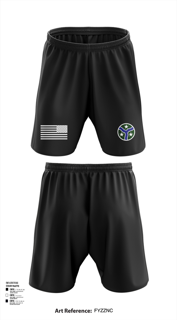 Athletic Shorts With Pockets, 278th Armored Cavalry Regiment, National Guard, Teamtime, Team time, sublimation, custom sports apparel, team uniforms, spirit wear, spiritwear, sports uniforms, custom shirts, team store, custom team store, fundraiser sports, apparel fundraiser