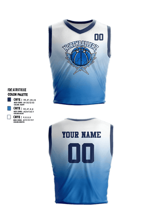 Mens Basketball Jersey, NorthBallerz, Men's Basketball, Teamtime, Team time, sublimation, custom sports apparel, team uniforms, spirit wear, spiritwear, sports uniforms, custom shirts, team store, custom team store, fundraiser sports, apparel fundraiser