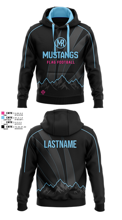 Mountain Range HS Flag Football Hoodie - 3