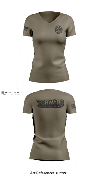 Womens Short Sleeve Vneck Shirt, E.Co 250th BSB, Army, Teamtime, Team time, sublimation, custom sports apparel, team uniforms, spirit wear, spiritwear, sports uniforms, custom shirts, team store, custom team store, fundraiser sports, apparel fundraiser